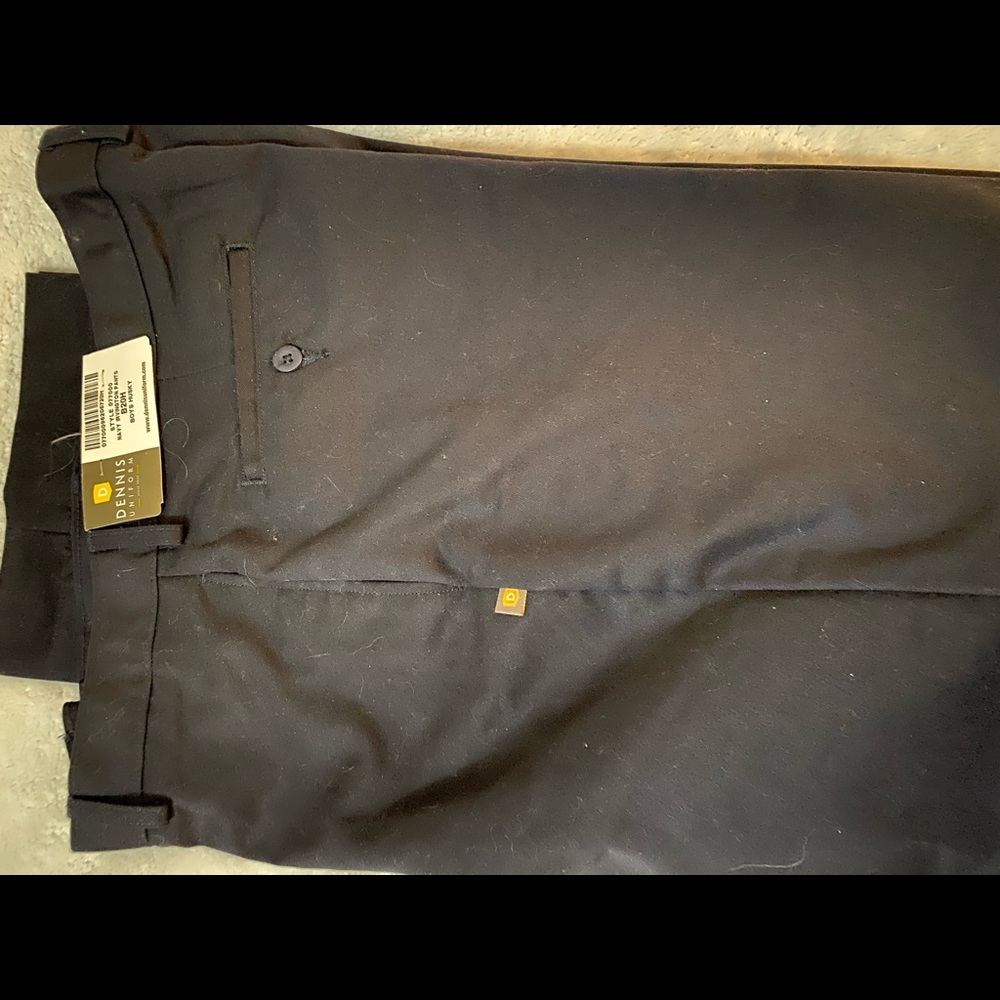 Boys Dennis Uniform Irvington Pants Size 20H Navy